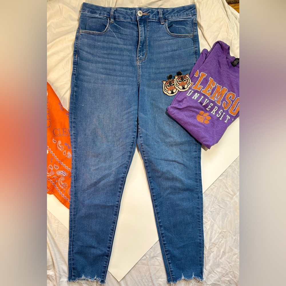 American eagle high waist curvy jeans